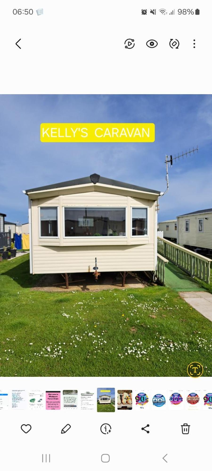 Campsite Kelly's Caravan